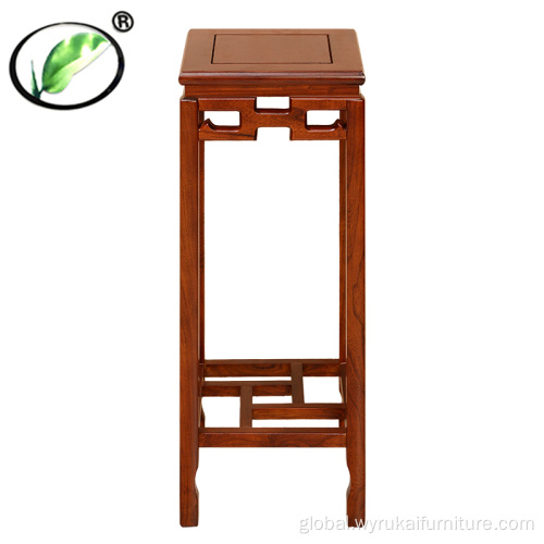 Wooden Floor Stand Chinese square wooden floor bonsai stand Manufactory